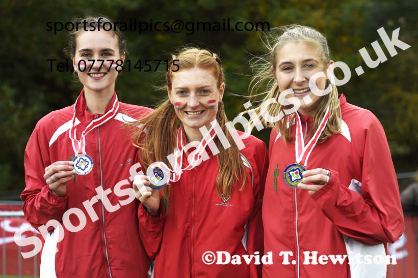 Senior womens 2021 National Cross Country Relays, Berry Hill Park, Mansfield. Photo: David T. Hewitson/Sports for All Pics